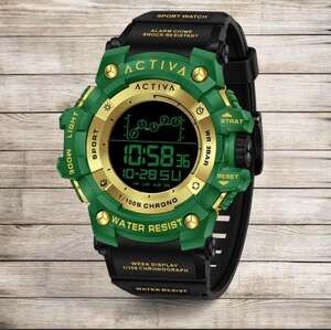 Activa by Invicta Digital Sport Watch 50mm Green and Black